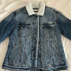 Abercrombie & Fitch Jean Fleece Jacket